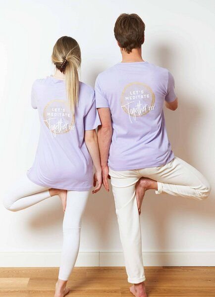 SPARKLES OF LIGHT Yoga Shirt | LET'S MEDITATE TOGETHER