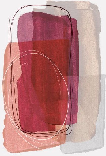 Photocircle Poster / Leinwandbild - Abstract Brush Strokes 48