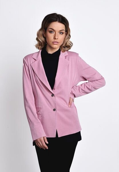 SinWeaver alternative fashion Blazer, Longblazer tailliert rosa