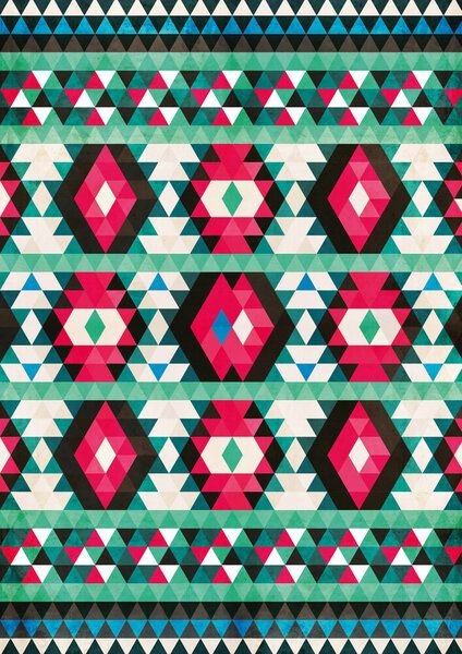 Photocircle Poster / Leinwandbild - Bohemian Kilim