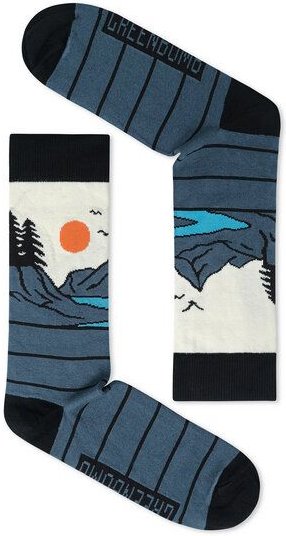 GREENBOMB Nature Glen Socks - Lässige Socken aus Bio-Baumwoll Mix / hochwertiger Print / Fair & Vegan
