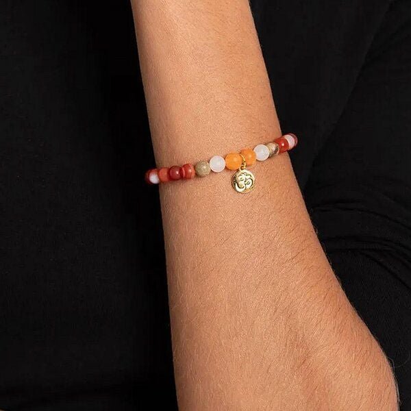 Spirit of OM Armband Carneol