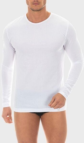 ZD Zero Defects Langarm-Unterhemd aus ägyptischer Baumwolle