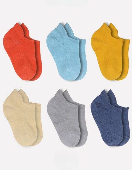 bistyle Baby-Sneaker Socken Basic 6er-Pack – zertifiziert, hoher Baumwollanteil