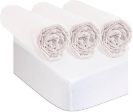 Easy Dort Set 3 Kinder-Spannbettlaken + 2 Matratzenschoner Aus Bio-Baumwolle