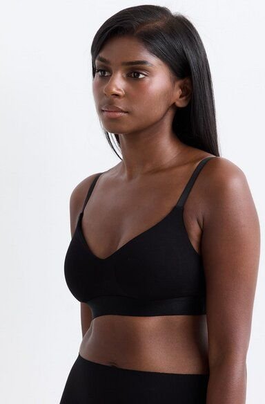 erlich textil Casual Cotton Bralette mit herausnehmbaren Pads aus Bio-Baumwolle, made in Europe