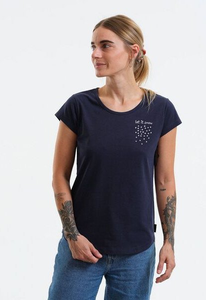 GARY MASH Shirt Asheville let it snow aus Bio-Baumwolle