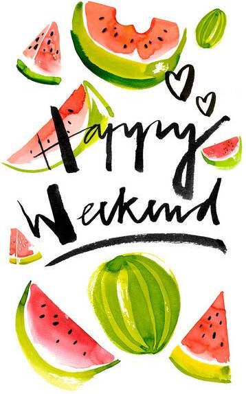 Photocircle Poster / Leinwandbild - Happy Weekend