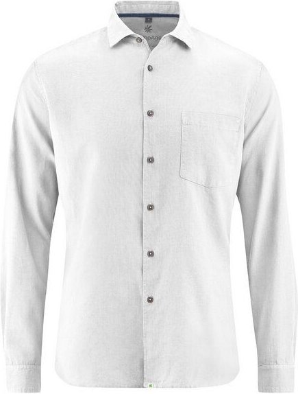 HempAge Herren Freizeithemd Hanf/Bio-Baumwolle