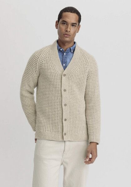 hessnatur Strickjacke Regular aus reiner Merinowolle