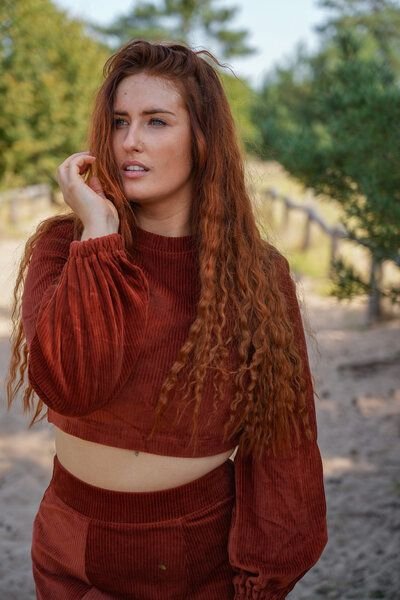 Vivien Joy Crop Cordpullover - Marleen Crop Pulli