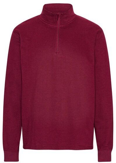 Neutral® Neutral Unisex Troyer Bio-Baumwolle Sweatshirt Quarter-Zip-Reißverschluss