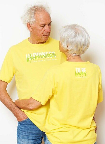 SPARKLES OF LIGHT Yoga Shirt | HAPPINESS