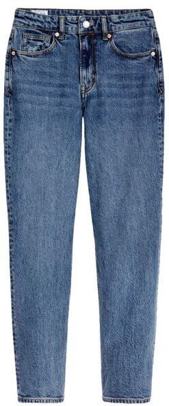 Kings Of Indigo Caroline Cropped Stretch Mid Rise Tapered Eco Xavier Blue Marble