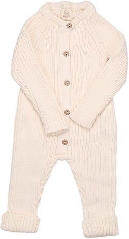 Woollyboll Overall aus Biobaumwolle-Creme