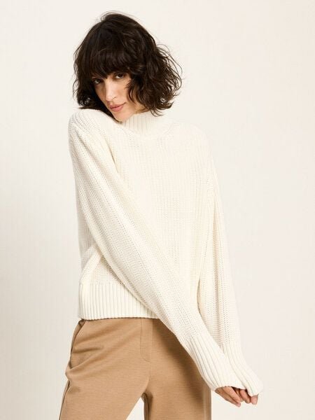 LANIUS Grobstrickpullover aus Bio-Baumwolle