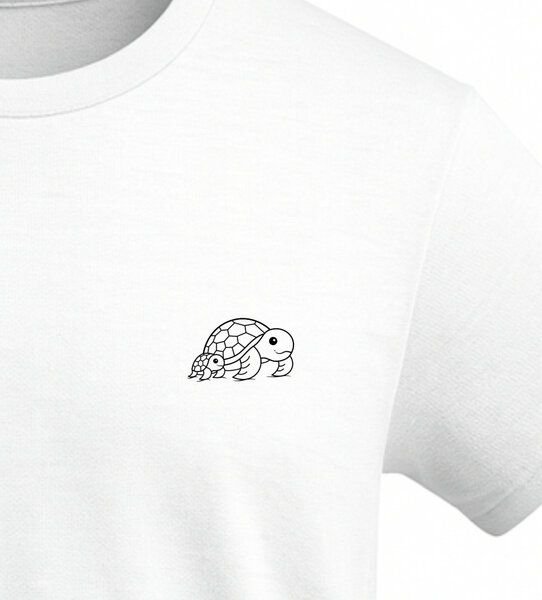 vis wear Turtle Family - Organic Shirt