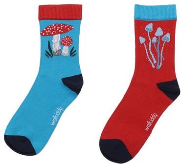 Thumbnail - Socken Bio Baumwolle Dunkel Blau – Walkiddy Wonderland, GOTS-zertifiziert, nachhaltig, umweltfreundlich, 95% Baumwolle, ...
