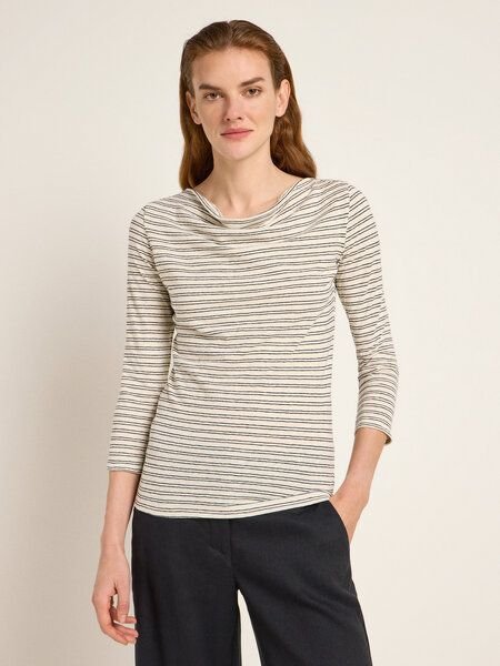 LANIUS Wasserfallshirt (OCS) aus Hanf und Bio-Baumwolle