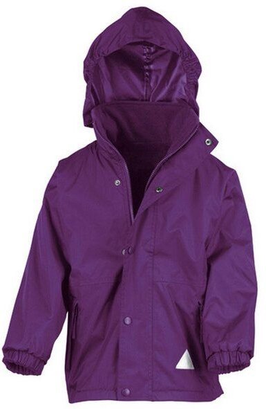 Result Genuine Recycled Kinder Junior Regenjacke Winterjacke Fleece gefüttert