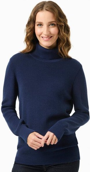 ORGANICATION Rollkragenpullover aus Bio-Baumwolle