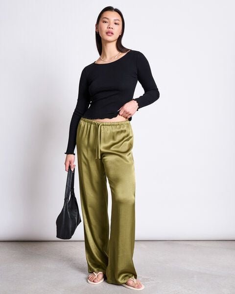 Thumbnail - JAN N JUNE VEGAN SEIDENE HOSE FRIS