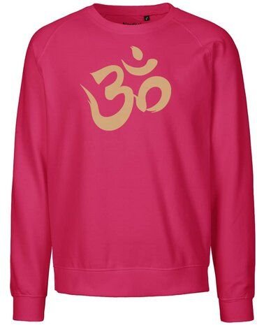 Peaces.bio - handbedruckte Biomode Bio Herren Sweatshirt Om