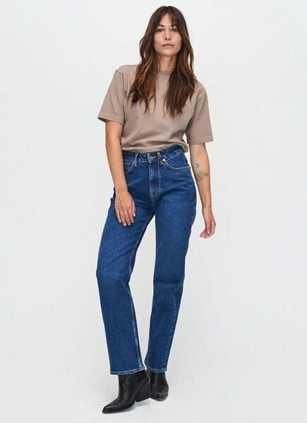 Kuyichi Jeans - Rosa Straight - aus Bio-Baumwolle