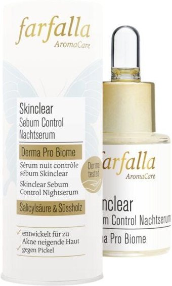 Farfalla Skinclear Sebum Control Nachtserum