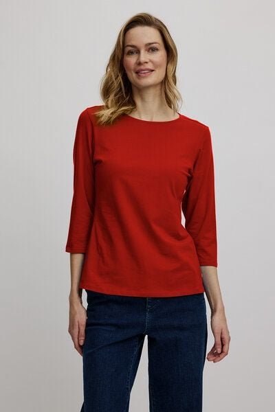 TRANQUILLO Lockeres Basis-Shirt (W25C06)