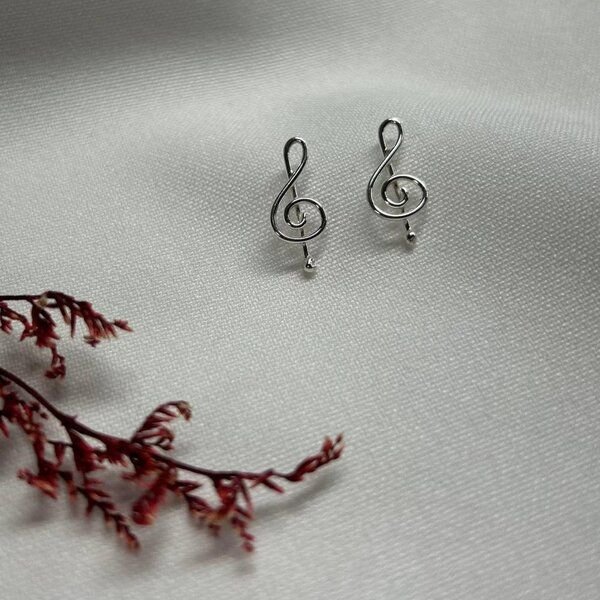 pakilia Ohrstecker "Nota musical" mini