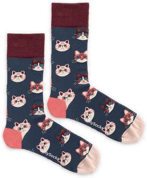 DillySocks Socken Kitten aus Biobaumwoll-Mix