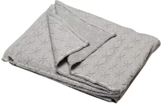 David Fussenegger Kuschliger Baumwollplaid Sterne aus Recycling-Baumwolle