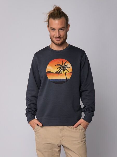 watapparel Sweatshirt Unisex Sunset on palm beach
