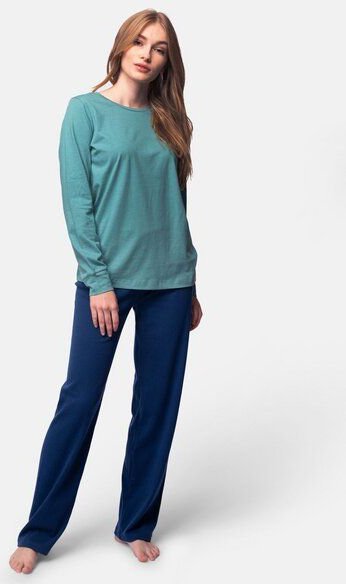 greenjama Langarm-Shirt mit Woll-Anteil, GOTS-zertifiziert