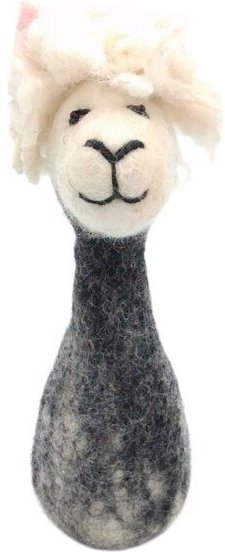 short'n'pietz Weisses Lama als Filz Eierwärmer