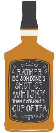 Photocircle Poster / Leinwandbild - Whisky Shot