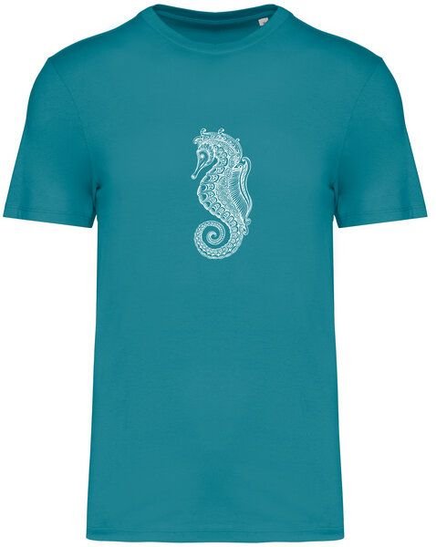 Brandless Basic Bio T-Shirt Nr.4 Seepferd 155g/m² XXS - 5 XL