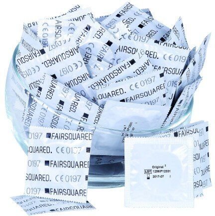 Fair Squared Kondome Original - 100 Stück aus Naturkautschuklatex