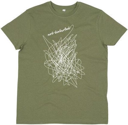 ilovemixtapes Not Disturbed Men Essential T-Shirt – Nachhaltiges Bio-Baumwoll-T-Shirt mit Siebdruck