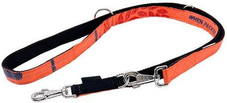 GOOPSI Hundeleine 2m, Multifunktionsleine, 3-fach verstellbar, upcycling - Fairtrade