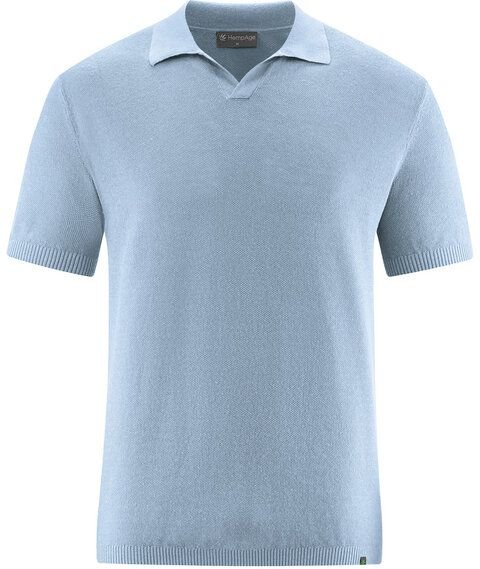 HempAge Herren Sommer Strick-Polo Hanf/Biobaumwolle