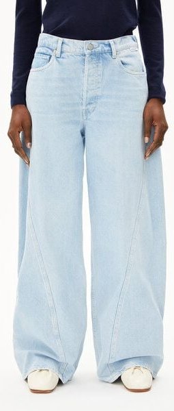 ARMEDANGELS - Damen Barrel Leg Mid Waist aus recycelter Baumwolle