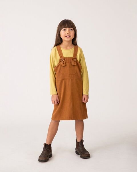 Matona Latzkleid für Kinder aus Canvas Bio-Baumwolle / Retro Pinafore Dress