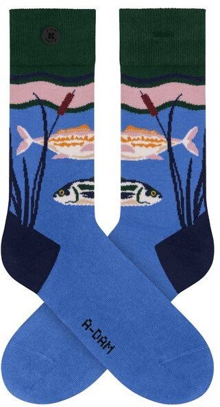 A-Dam Blaue Socken Blue Pond