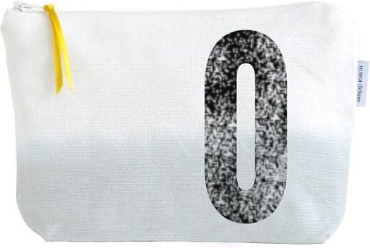 renna deluxe Kulturtasche und Kosmetiktäschchen mit Monogramm GRAU