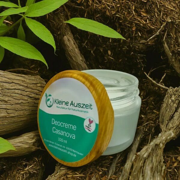 Kleine Auszeit Manufaktur Deocreme Casanova - vegan, palmölfrei und plastikfrei