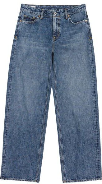 Kings Of Indigo JOAN Low Rise Loose Ceky Blue Worn