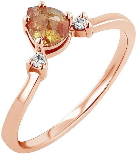 Eppi Einzigartiger Ring mit Salt and Pepper Diamant und Lab Grown Diamanten Louisa