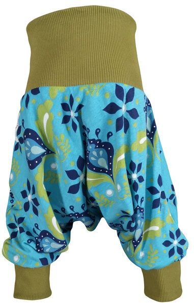 liebewicht Yogahose Pumphose Bio Jersey "Blütenregen" mit Bündchen nach Wahl